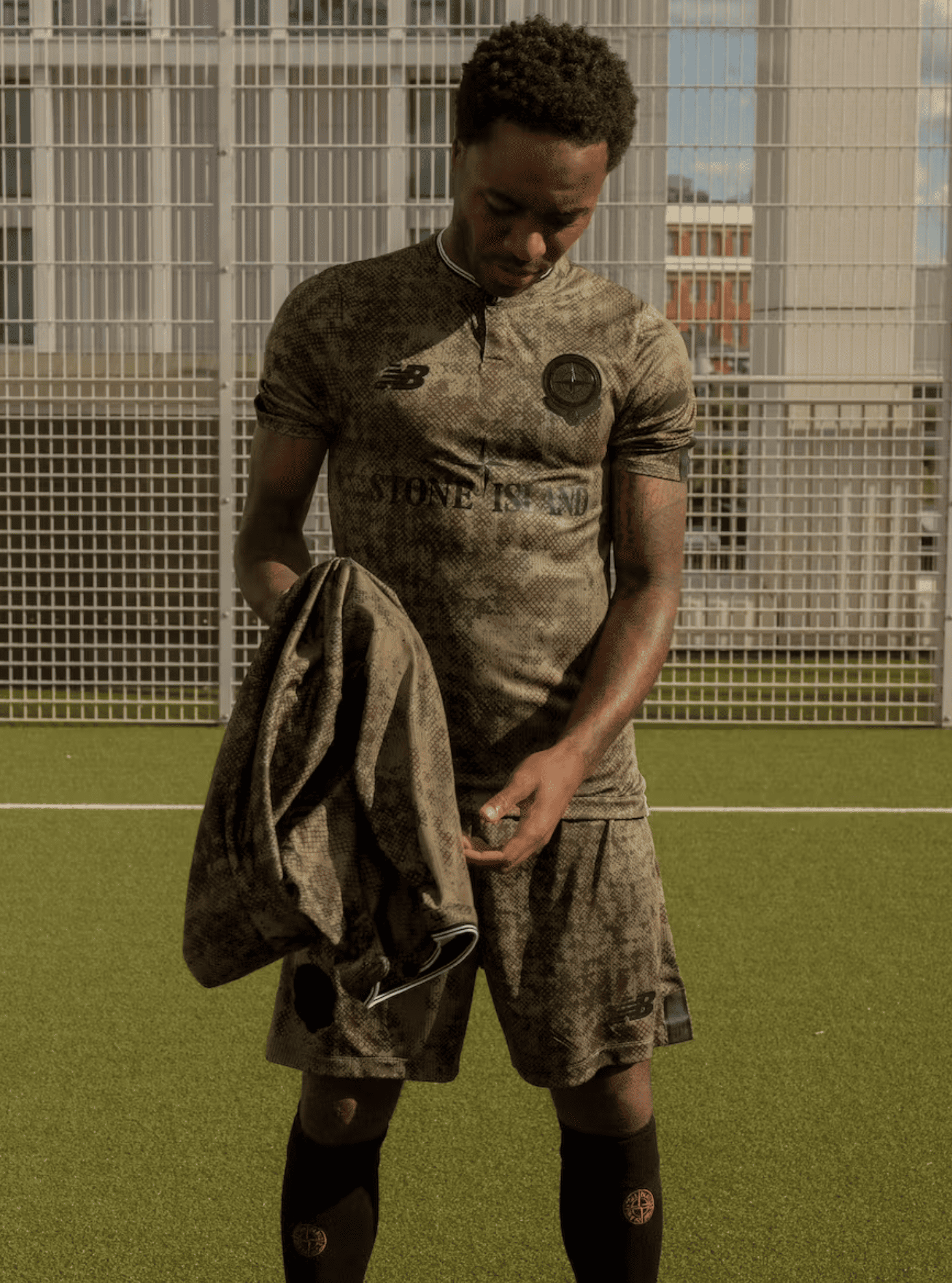 NEW BALANCE FOOTBALL X STONE ISLAND - BADGE IN. BOOTS ON. case study