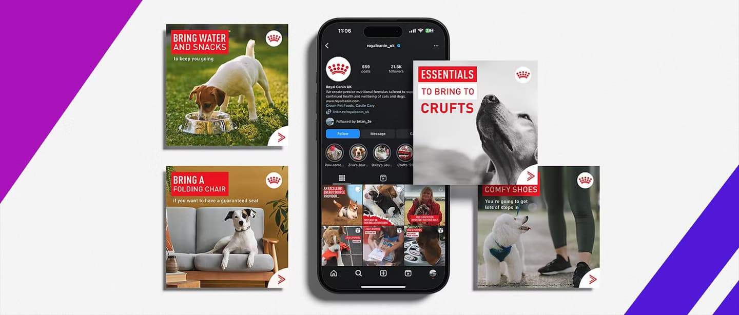 Royal Canin Crufts Sponsorship Social case study