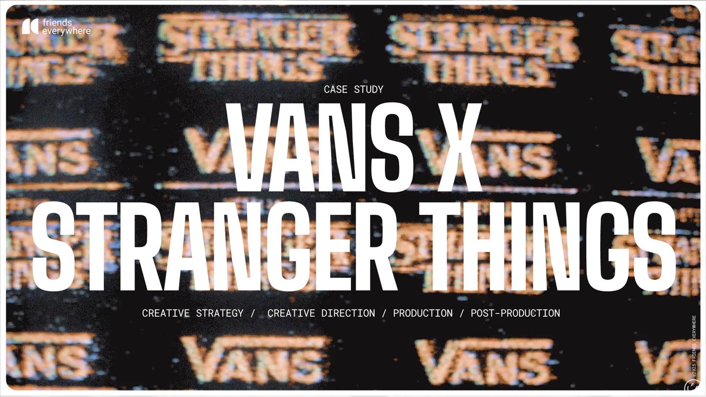 Vans x Stranger Things case study